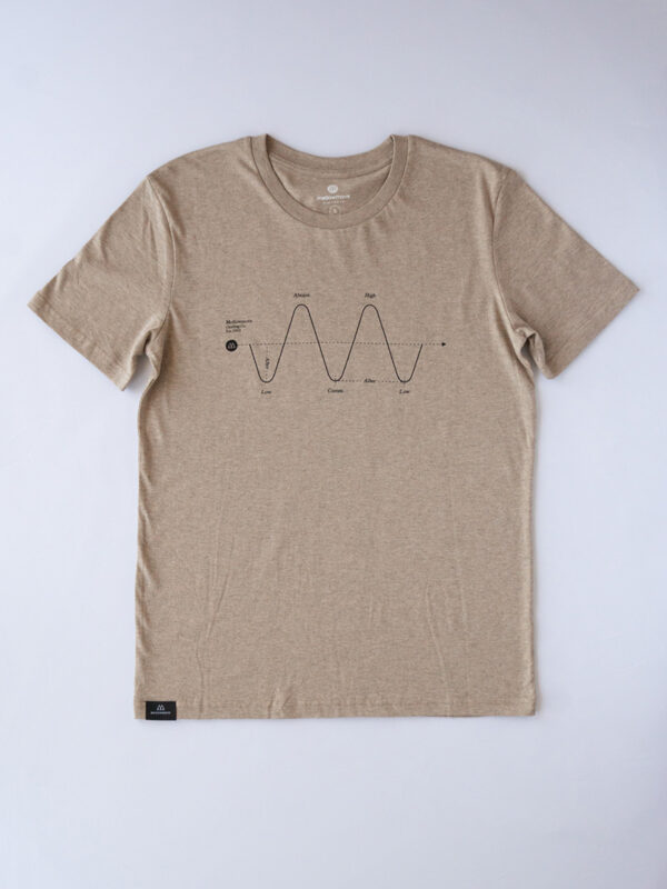 HIGH & LOW - T-Shirt<br>heather sand