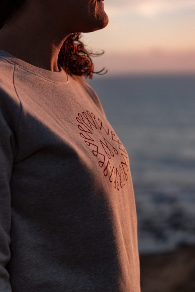 Womens Crew Sweater The Blossom