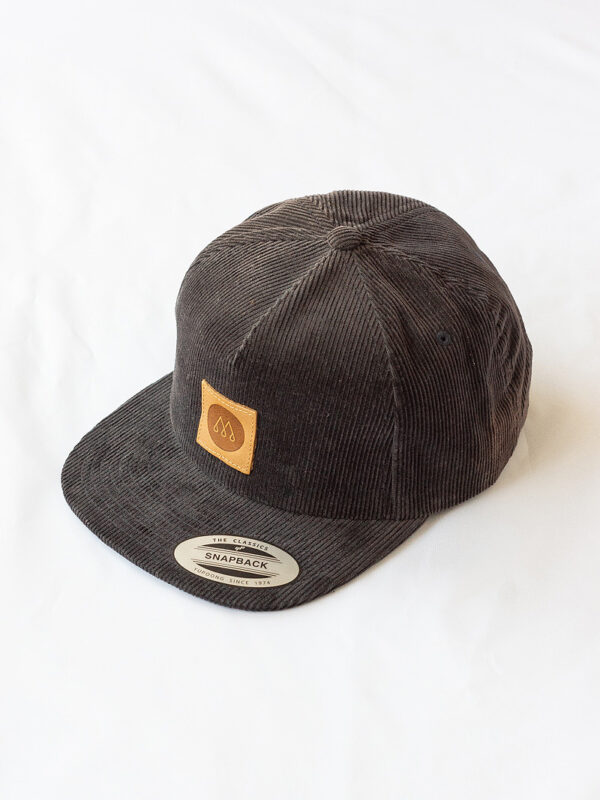 ORIGINATOR - Cord Snapback Cap<br>dark grey