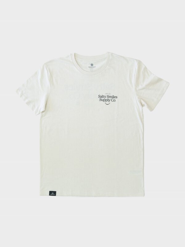 SALTY SMILES - T-Shirt<br>natural white