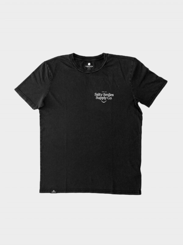 SALTY SMILES - T-Shirt <br> black rock